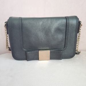 Kate Spade Black Leather Crossbody with Bow